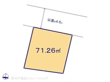 【神奈川県/川崎市川崎区浅田】川崎市川崎区浅田2丁目 土地 区画図
