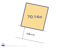 【神奈川県/川崎市川崎区浅田】川崎市川崎区浅田2丁目 土地 区画図
