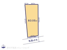 【神奈川県/川崎市幸区下平間】川崎市幸区下平間 土地 区画図