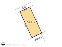 【神奈川県/横浜市鶴見区寛政町】横浜市鶴見区寛政町 土地 区画図