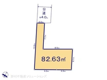 【東京都/杉並区和田】杉並区和田1丁目 土地 区画図