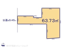【東京都/中野区野方】中野区野方5丁目 土地 区画図