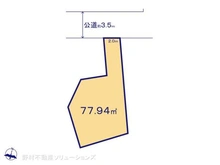 【東京都/中野区弥生町】中野区弥生町1丁目 土地 区画図