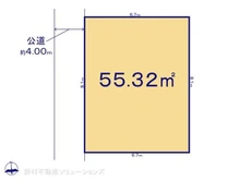 【東京都/練馬区西大泉】練馬区西大泉3丁目 土地 区画図