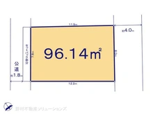 【東京都/東久留米市浅間町】東久留米市浅間町2丁目 土地 区画図