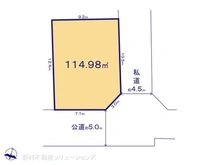 【東京都/練馬区西大泉】練馬区西大泉5丁目 土地 区画図