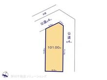 【東京都/練馬区西大泉】練馬区西大泉1丁目 土地 区画図