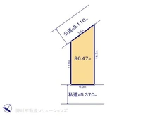 【東京都/練馬区東大泉】練馬区東大泉2丁目 土地 区画図