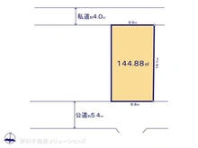 【東京都/練馬区大泉学園町】練馬区大泉学園町5丁目 土地 区画図