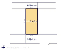 【東京都/練馬区大泉学園町】練馬区大泉学園町5丁目 土地 区画図