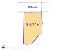 【東京都/練馬区西大泉】練馬区西大泉1丁目 土地 区画図