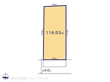 【東京都/西東京市東町】西東京市東町4丁目 土地 区画図