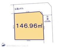 【埼玉県/さいたま市見沼区大和田町】さいたま市見沼区大和田町2丁目 土地 区画図