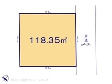 【埼玉県/さいたま市見沼区春岡】さいたま市見沼区春岡1丁目 土地 区画図
