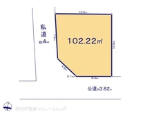 【埼玉県/さいたま市北区日進町】さいたま市北区日進町2丁目 土地 区画図