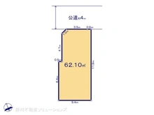 【埼玉県/さいたま市見沼区東大宮】さいたま市見沼区東大宮6丁目 土地 区画図