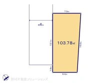 【埼玉県/さいたま市北区本郷町】さいたま市北区本郷町 土地 区画図