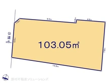 【埼玉県/さいたま市北区宮原町】さいたま市北区宮原町4丁目 土地 区画図
