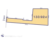 【埼玉県/さいたま市北区宮原町】さいたま市北区宮原町4丁目 土地 区画図
