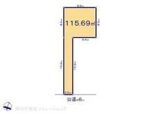【埼玉県/さいたま市北区吉野町】さいたま市北区吉野町2丁目 土地 区画図