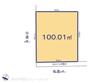 【埼玉県/さいたま市北区植竹町】さいたま市北区植竹町1丁目 土地 区画図