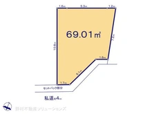 【埼玉県/さいたま市北区植竹町】さいたま市北区植竹町1丁目 土地 区画図