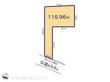 【埼玉県/さいたま市見沼区大字南中丸】さいたま市見沼区大字南中丸 土地 区画図