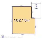 【埼玉県/さいたま市北区日進町】さいたま市北区日進町2丁目 土地 区画図