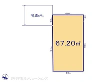 【埼玉県/さいたま市中央区上落合】さいたま市中央区上落合6丁目 土地 区画図