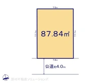 【埼玉県/さいたま市北区日進町】さいたま市北区日進町2丁目 土地 区画図