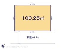【埼玉県/さいたま市見沼区大字南中丸】さいたま市見沼区大字南中丸 土地 区画図