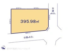 【東京都/日野市多摩平】日野市多摩平5丁目 土地 区画図