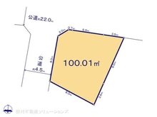 【東京都/立川市羽衣町】立川市羽衣町3丁目 土地 区画図