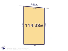 【東京都/日野市西平山】日野市西平山5丁目 土地 区画図