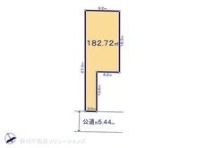 【東京都/昭島市福島町】昭島市福島町1丁目 土地 区画図