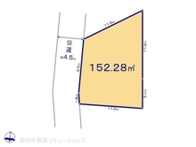 【東京都/日野市大字宮】日野市大字宮 土地 区画図