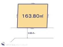 【東京都/羽村市栄町】羽村市栄町2丁目 土地 区画図