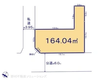 【東京都/羽村市緑ヶ丘】羽村市緑ヶ丘2丁目 土地 区画図