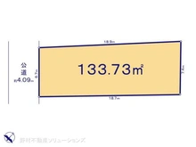 【東京都/昭島市緑町】昭島市緑町5丁目 土地 区画図