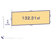 【東京都/昭島市緑町】昭島市緑町5丁目 土地 区画図