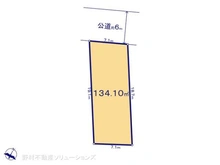 【東京都/日野市西平山】日野市西平山1丁目 土地 区画図