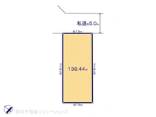 【東京都/日野市東豊田】日野市東豊田1丁目 土地 区画図