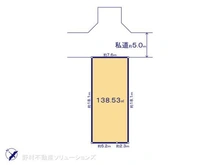 【東京都/日野市東豊田】日野市東豊田1丁目 土地 区画図