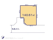 【東京都/日野市東豊田】日野市東豊田1丁目 土地 区画図