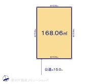 【東京都/八王子市台町】八王子市台町4丁目 土地 区画図