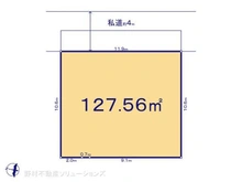 【東京都/日野市多摩平】日野市多摩平6丁目 土地 区画図