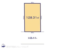 【東京都/立川市幸町】立川市幸町5丁目 土地 区画図