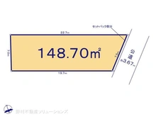 【東京都/立川市砂川町】立川市砂川町8丁目 土地 区画図