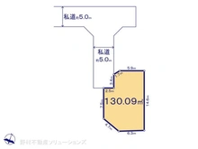 【東京都/日野市新町】日野市新町3丁目 土地 区画図