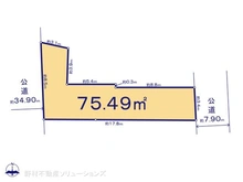 【東京都/北区王子】北区王子3丁目 土地 区画図